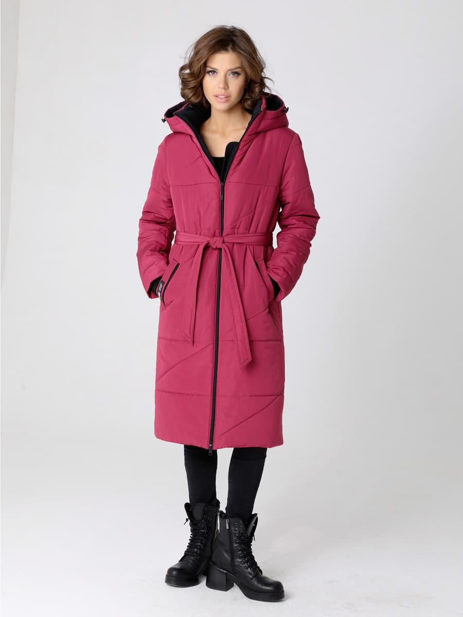 Зимнее пальто с капюшоном DW-23418, фирма DizzyWay