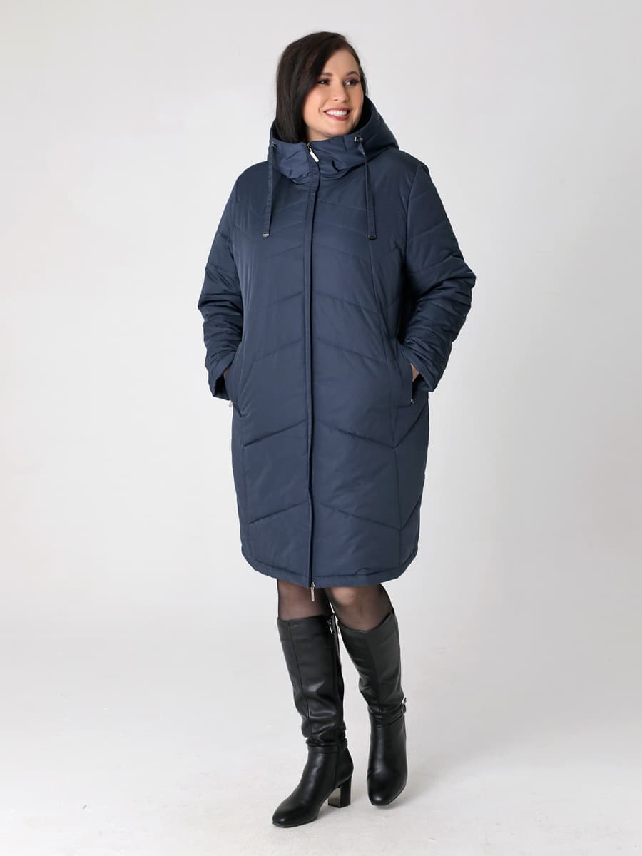 Зимнее стеганное пальто DW-23422, фирма DizzyWay