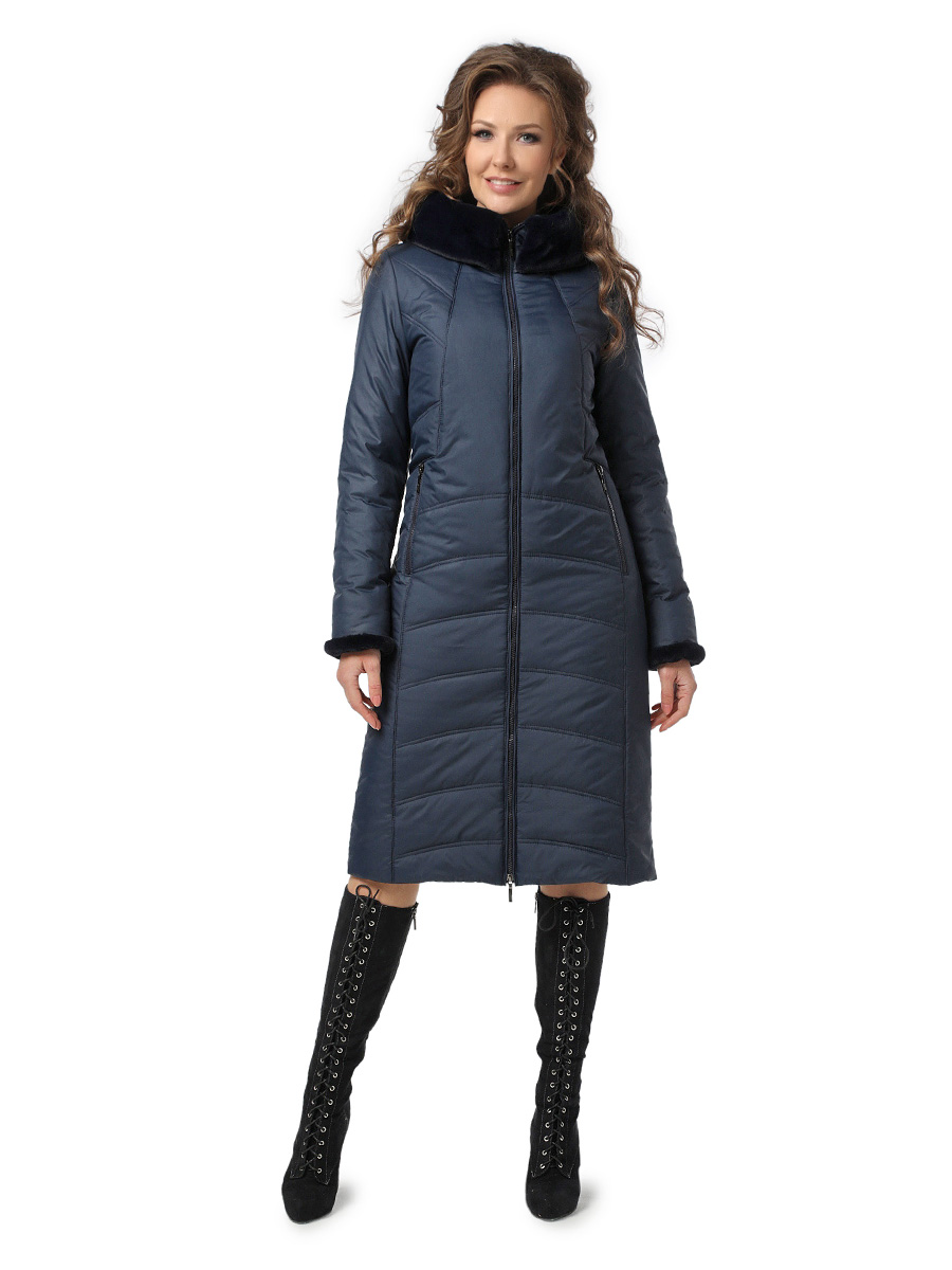Зимнее пальто с капюшоном DW-20401, фирма DizzyWay