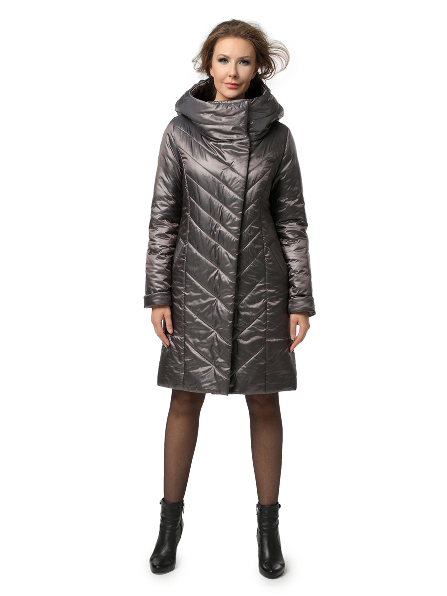 Зимнее пальто с капюшоном DW-20405, фирма DizzyWay