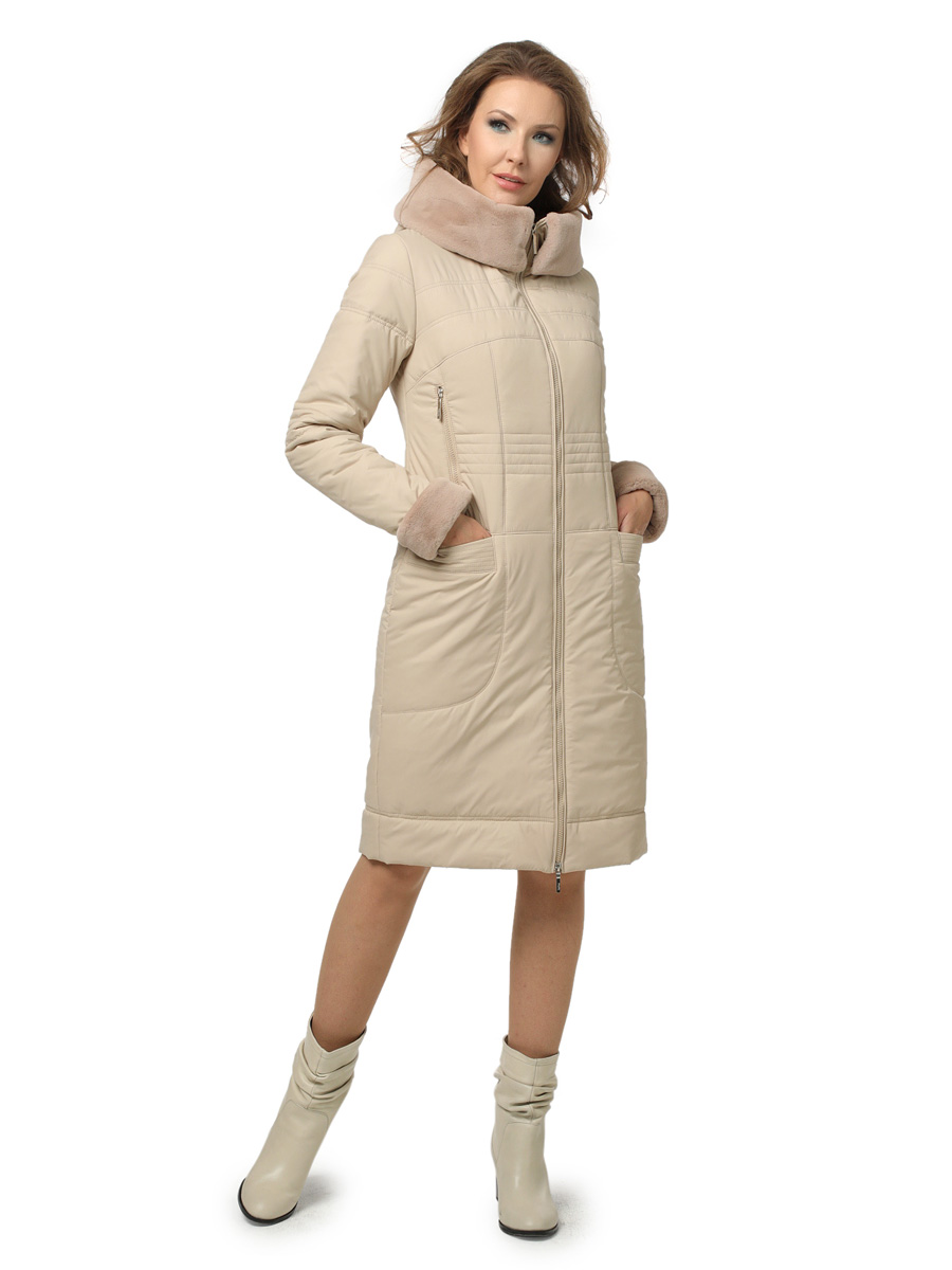 Зимнее стеганное пальто DW-20408, фирма DizzyWay