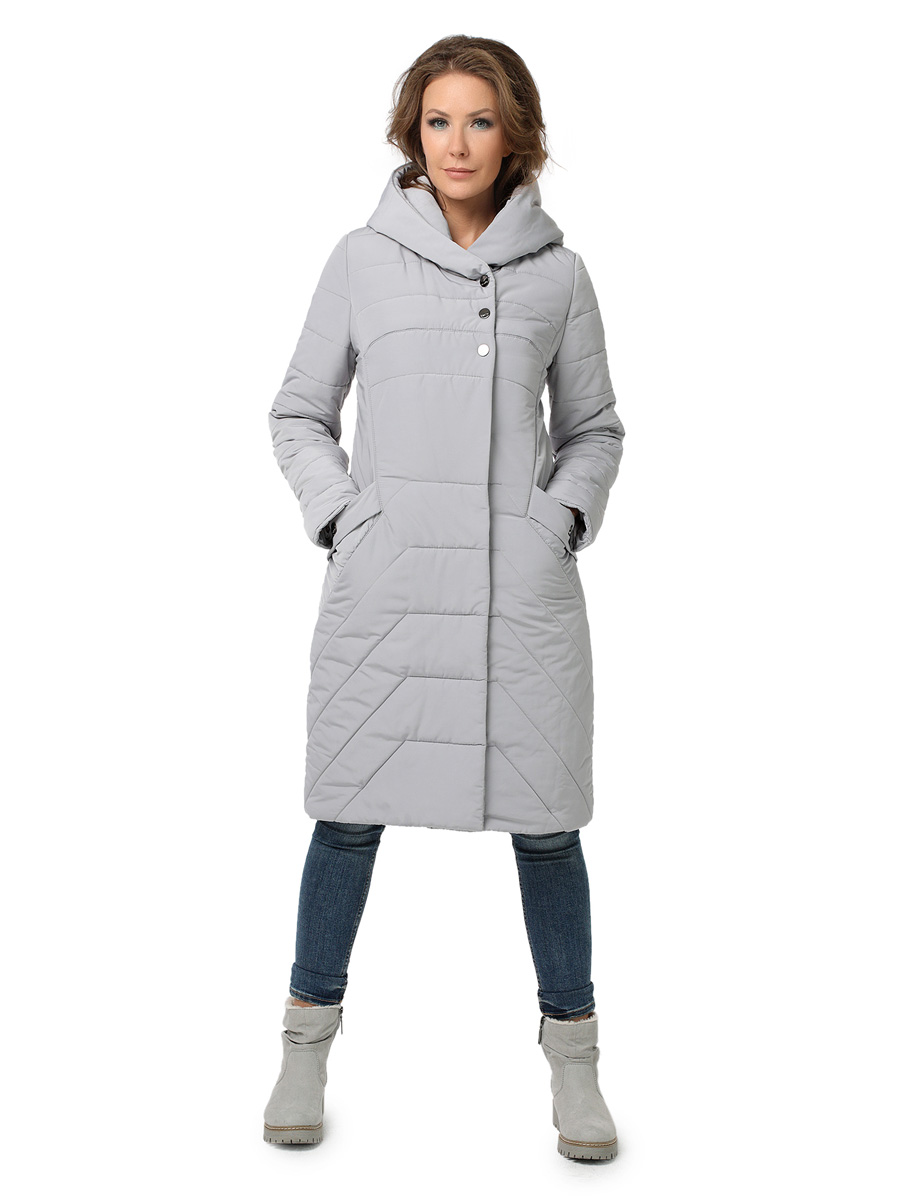 Зимнее стеганное пальто DW-20411, фирма DizzyWay